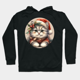 Grandma's House - Fluffy Christmas Kitty Hoodie